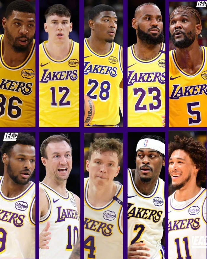 湖人季后赛首轮阵容曝光 三巨头变单核冲击第二