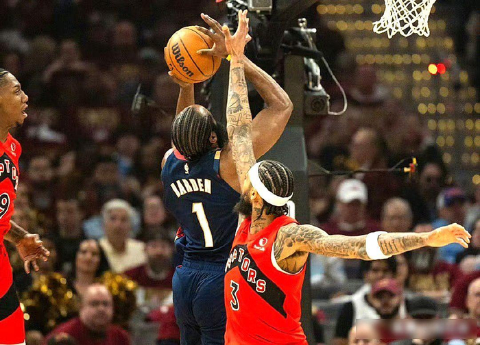 骑士两连胜后ESPN预测猛龙赢球概率飙升至54.3%